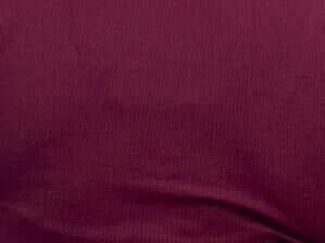Imagem da Cor do Produto Blusa Regina Cropped Canelada Dupla – Gola V, Manga Curta - Marsala
